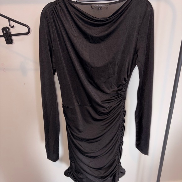 Dynamite Black Long Sleeve Dress - Picture 1 of 3
